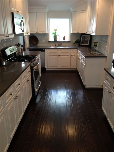 dark cabinets white floors and stainless steel|vinyl flooring kitchen white cabinets.